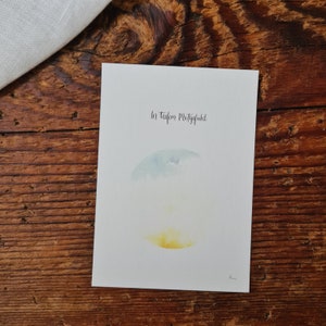 Sonnenaufgang Trauerkarte A6 Postkarte in tiefem Mitgefühl Sonne Anteilnahme Mitgefühl Beileid