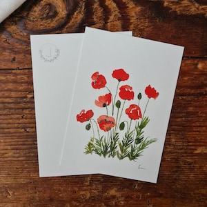 Mohnblumen I Aquarell