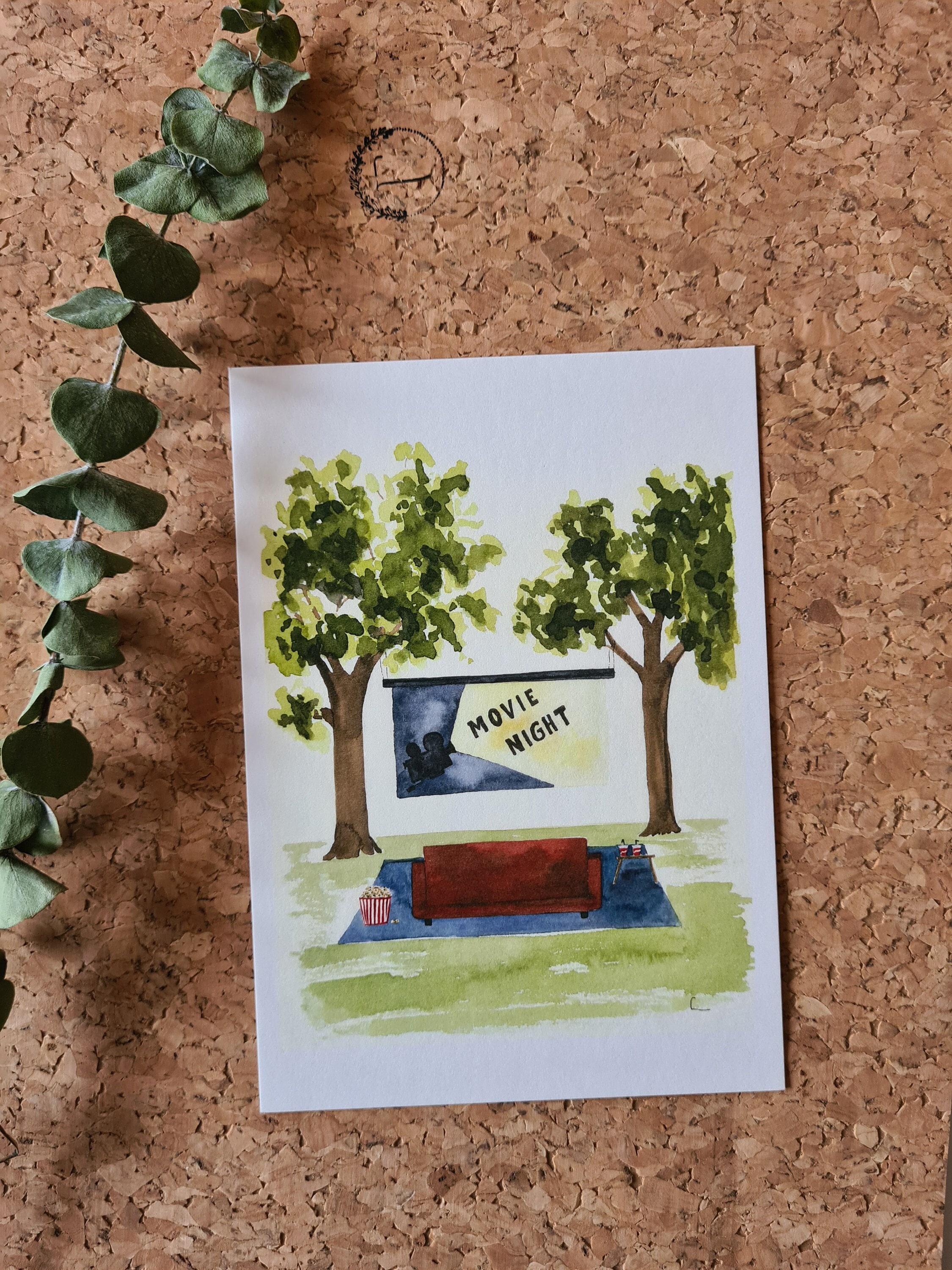 Movie Night Sofa I Voucher Movie Night Paper Party Supplies movie-night-sofa-i-voucher-movie-night-paper-party-supplies