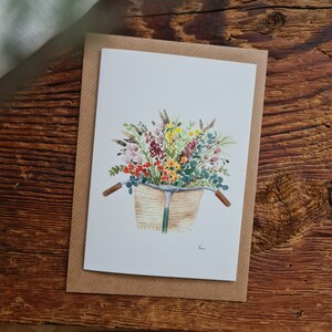 Cesto di fiori per bicicletta manubrio compleanno matrimonio fidanzata voucher pieghevole occasione