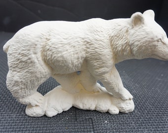 Unpainted Ceramic Bisque, Bear
