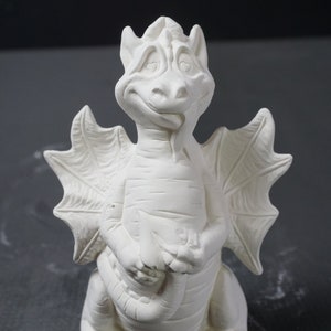 Unpainted Ceramic Bisque, Loveth Lustful Dragon