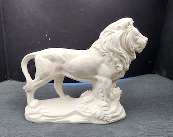 Unpainted Ceramic Bisque, Lion