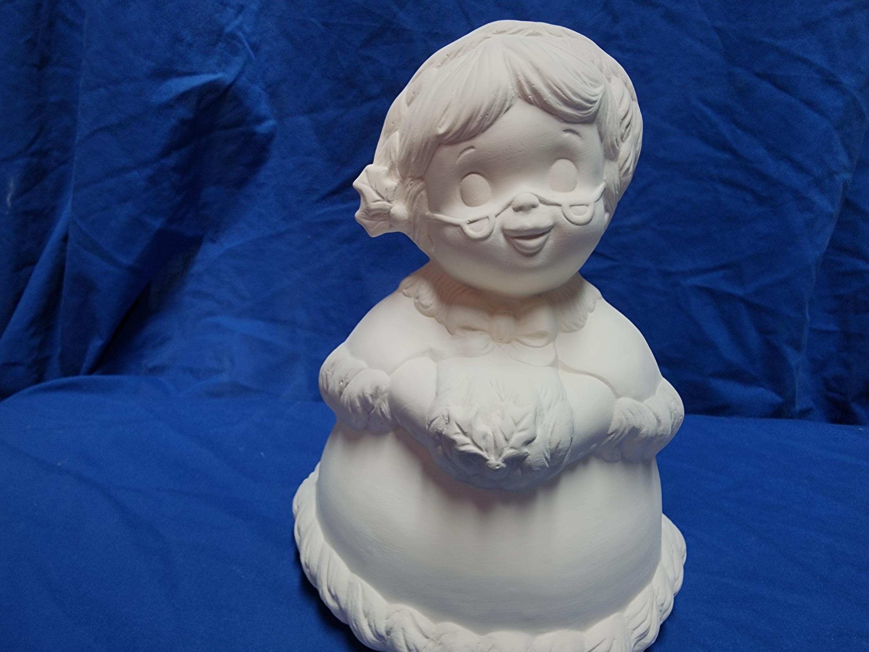 Large Ceramic Santa - Etsy