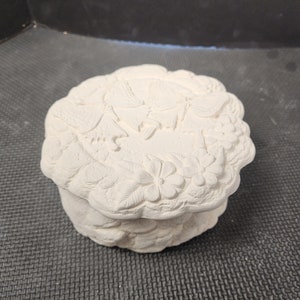 Unpainted Ceramic Bisque, Butterfly Bowl with Flat Bottom, 3&quot;tall/6&quot;wide