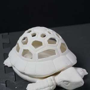 Unpainted Ceramic Bisque, Turtle Nightlight