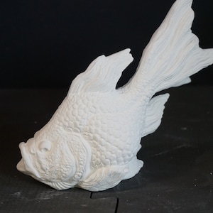 Unpainted Ceramic Bisque, Koi Fish