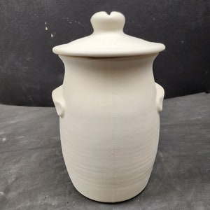 Unpainted Ceramic Bisque, Plain Jar