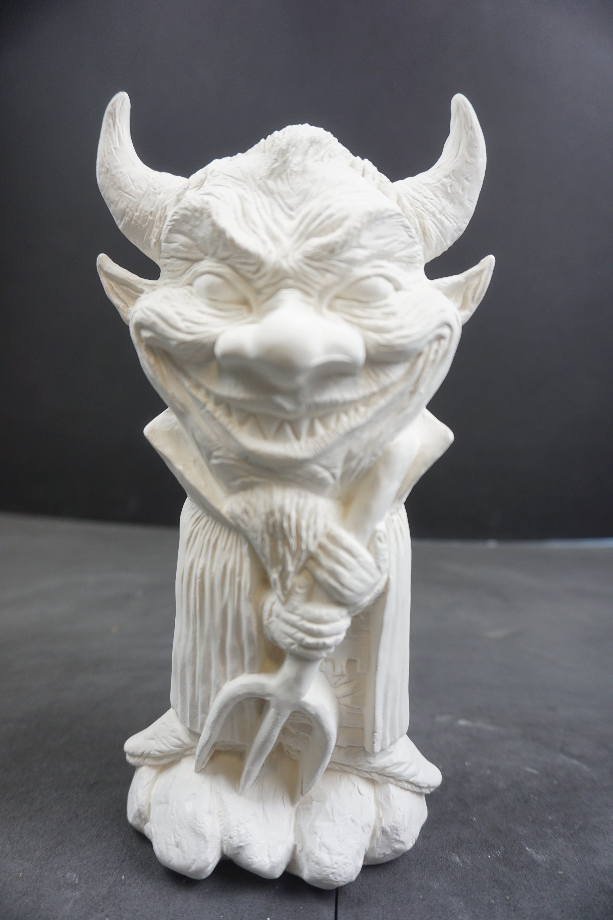 Unpainted Ceramic Bisque, Big Head Devil - Etsy