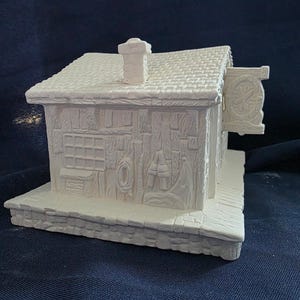 Ornement De Train De Noël En Céramique Biscuit – Wagon Rempli De Jouets, à Peindre Soi-même