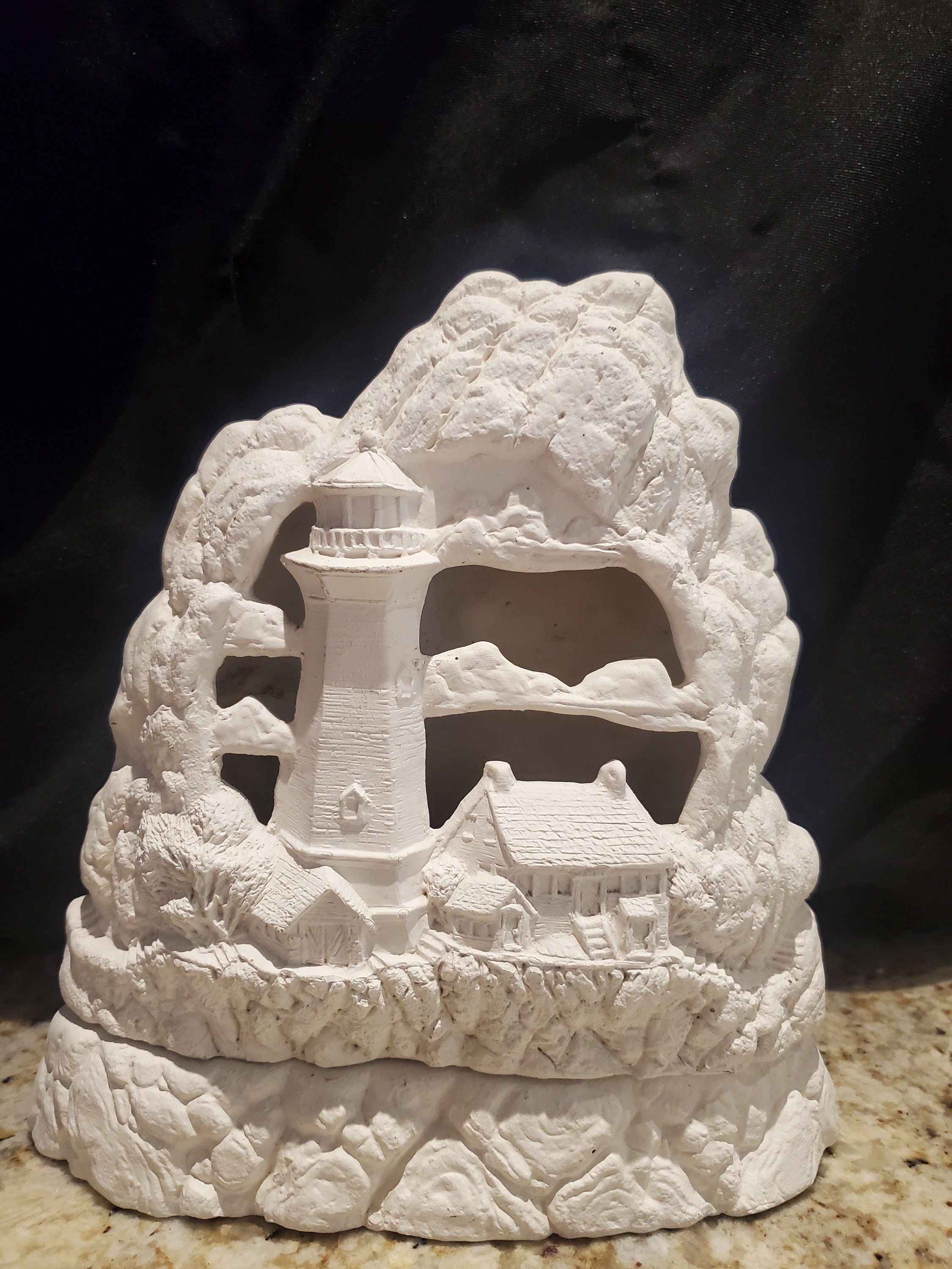 Unpainted Ceramic Bisque, Lighthouse Nightlight