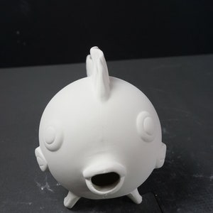 Unpainted Ceramic Bisque, Medium Goldfish