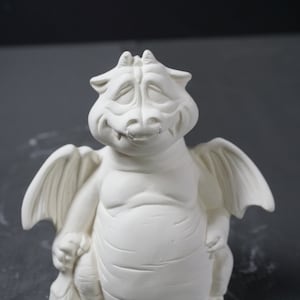 Unpainted Ceramic Bisque, Chubby Chubby Dragon