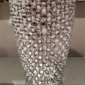 Silver Bling Diamond Rhinestone Stickers Vase