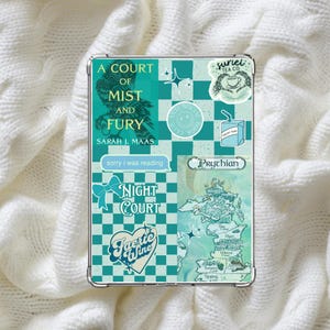 A Court of Thorns and Roses - ACOMAF  - Kindle Insert For Clear Case - PRINTABLE - Paperwhite, Basic, Scribe, Oasis and iPad Mini