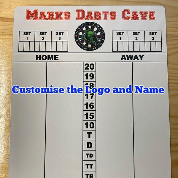 Custom Darts Score Board