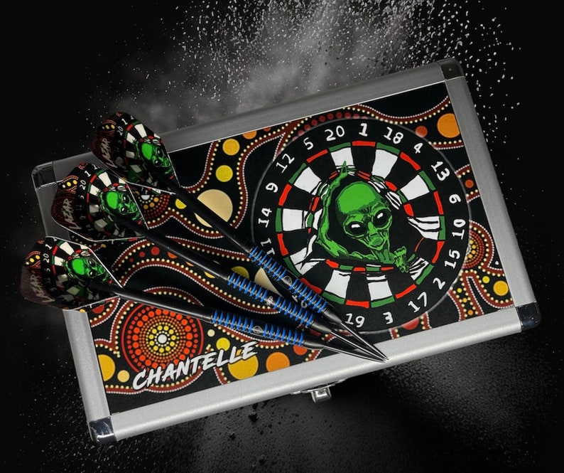 Darts Case Custom Darts Metal Darts Case With FREE Personalised Dart