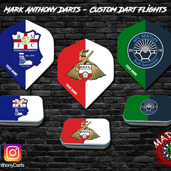 Custom Dart Flights Etsy UK