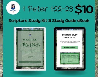 1 Peter 1:22-23 Scripture Study Kit & Study Guide eBook