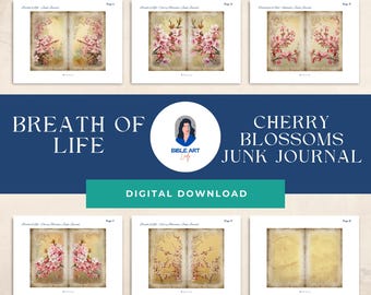 Breath of Life Cherry Blossoms Junk Journal Kit