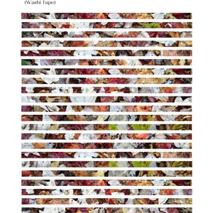 Autumn Leaves Faux Washi Tape - Etsy