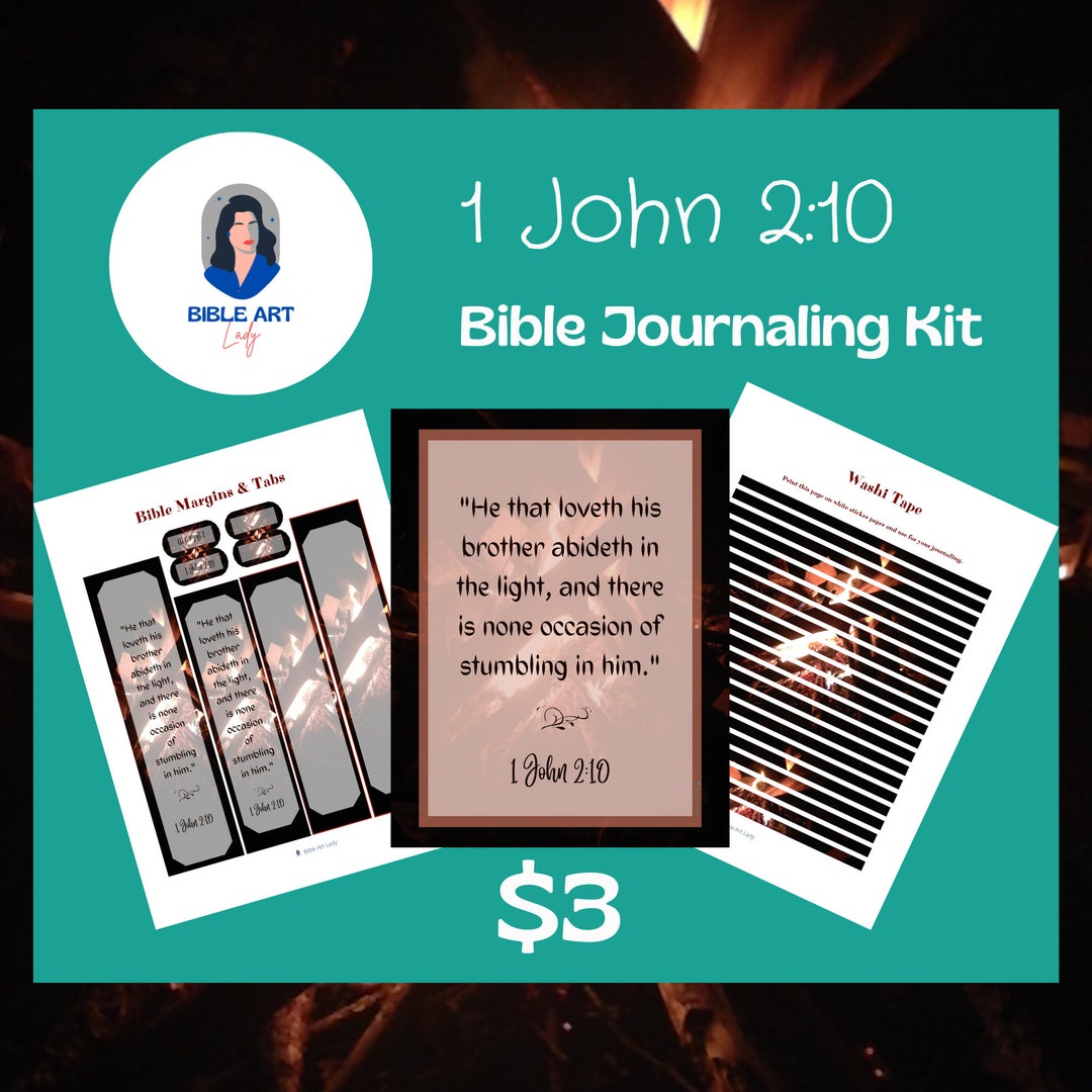 1 John 2:10 Bible Journaling Kit 