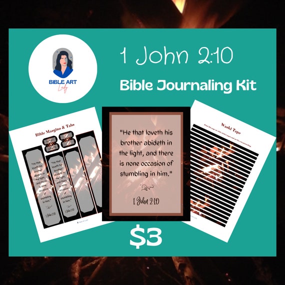 1 John 2:10 Bible Journaling Kit 