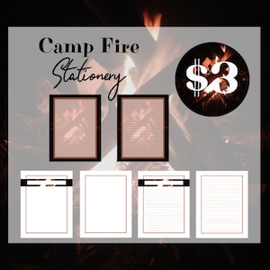 Camp Fire  - Stationery