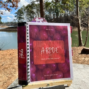 Abide: Word of the Year Journal Kit (purple)