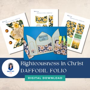 Gerechtigkeit in Christus Narzisse Folio