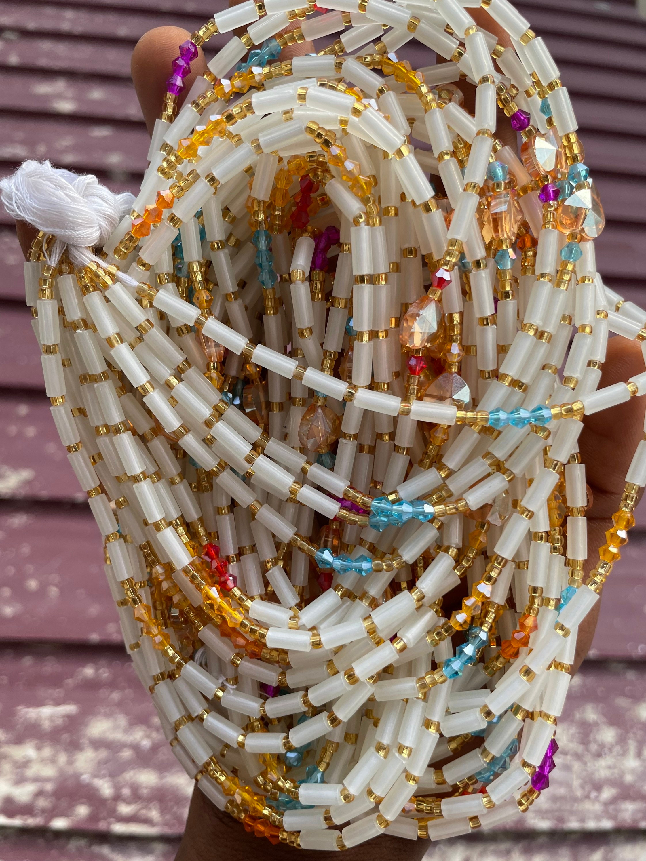Layered waist beads sale