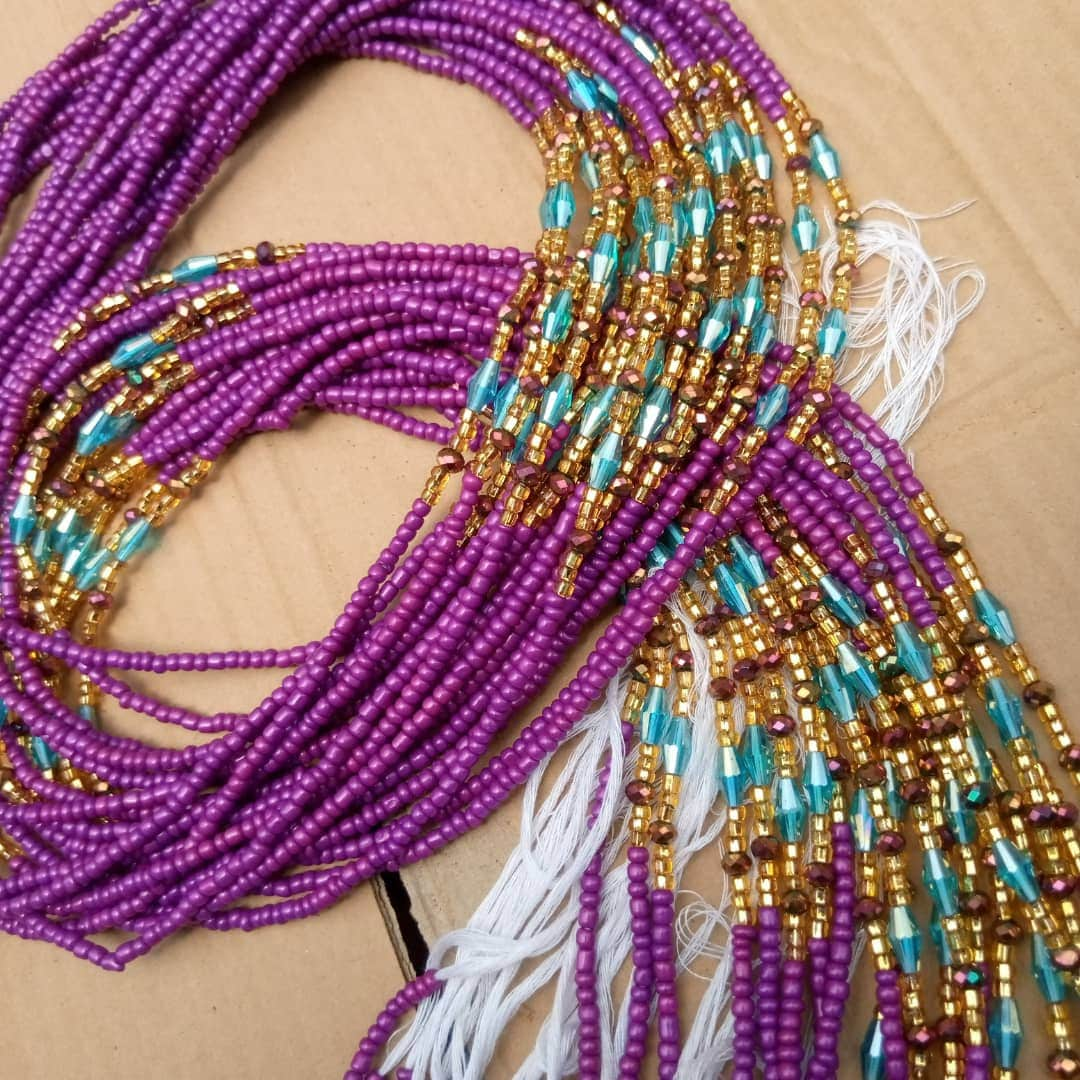 Purple Waist Beads -  Canada