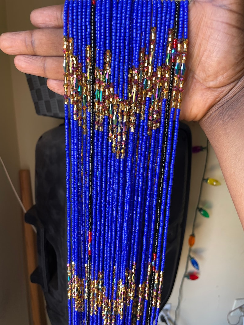 Crystal Waist Beads/ Weight Loss Waist Beads/ Gym/ Ghana Waist Etsy