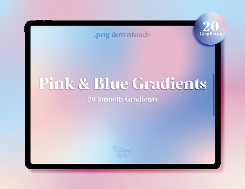 Soft Pink and Blue Gradients/backgrounds | Digital Assets, Gradients ...
