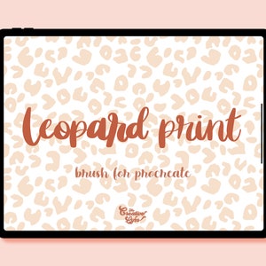Leopard Print Brush for Procreate | Animal Print Brush/Texture | Procreate Brush