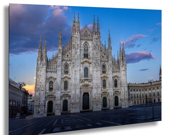 ミラノ大聖堂の油絵の壁画、ヨーロッパのランドマーク、ゴシック建築