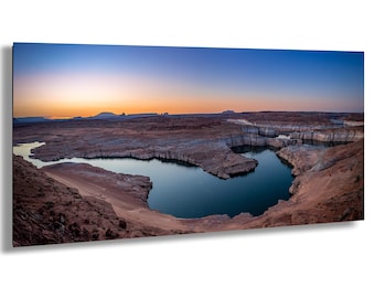 Lake Powell Sunset Print – Utah Desert Canyon Fine Art Wall Decor