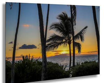 Maui Sunset Photo Print: Kamaole Beach Wall Art
