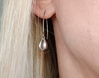 Boucles d’oreilles Kauri Shell en acier inoxydable, Boucles d’oreilles, Cadeau pour femmes