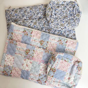 Funda personalizada de algodón con estampado floral para portátil – Nombre bordado a medida, compatible con portátiles de hasta 14 pulgadas imagen 4