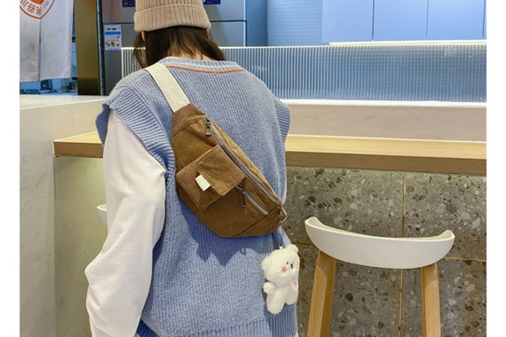 Corduroy sling bag Clearance