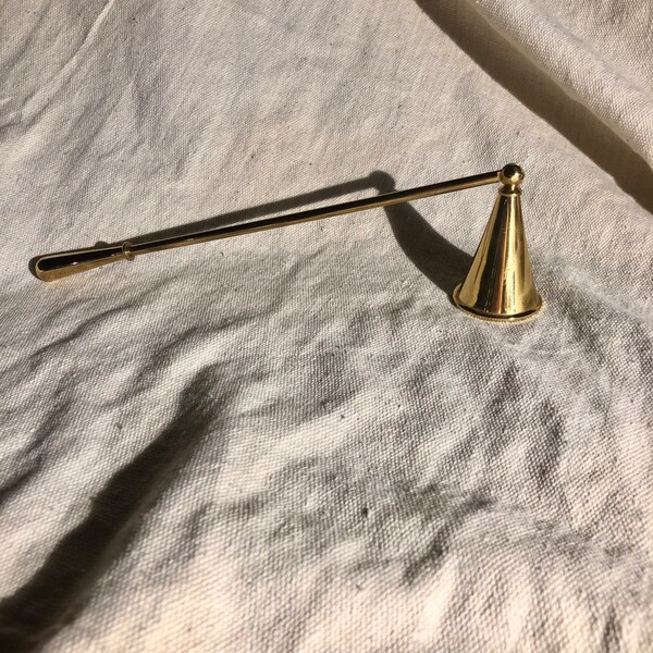 Brass Candle Snuffer Etsy