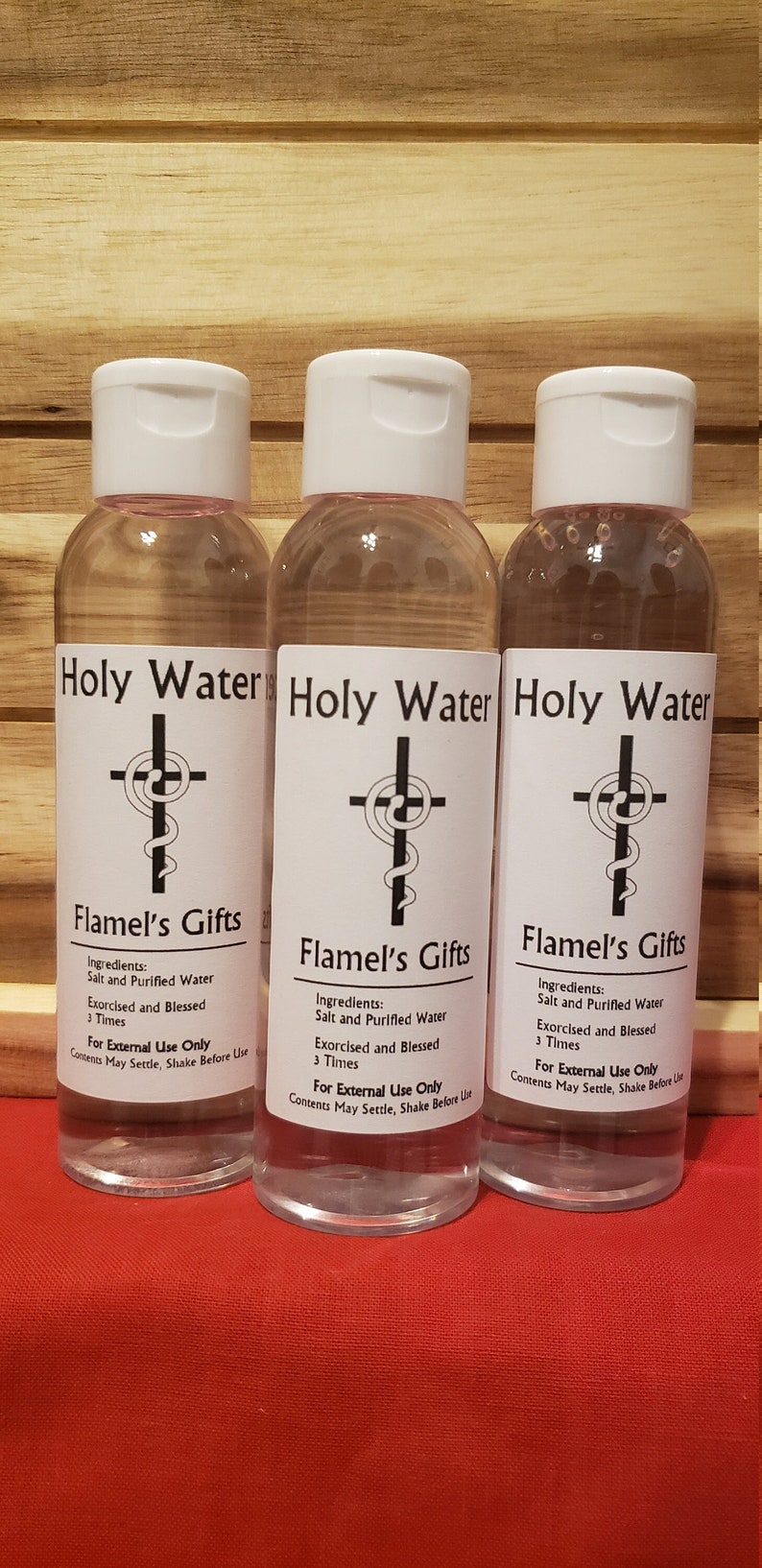 Holy Water 1 Bottle 4 Ounces Each Exorcised and Blessed 3 Etsy