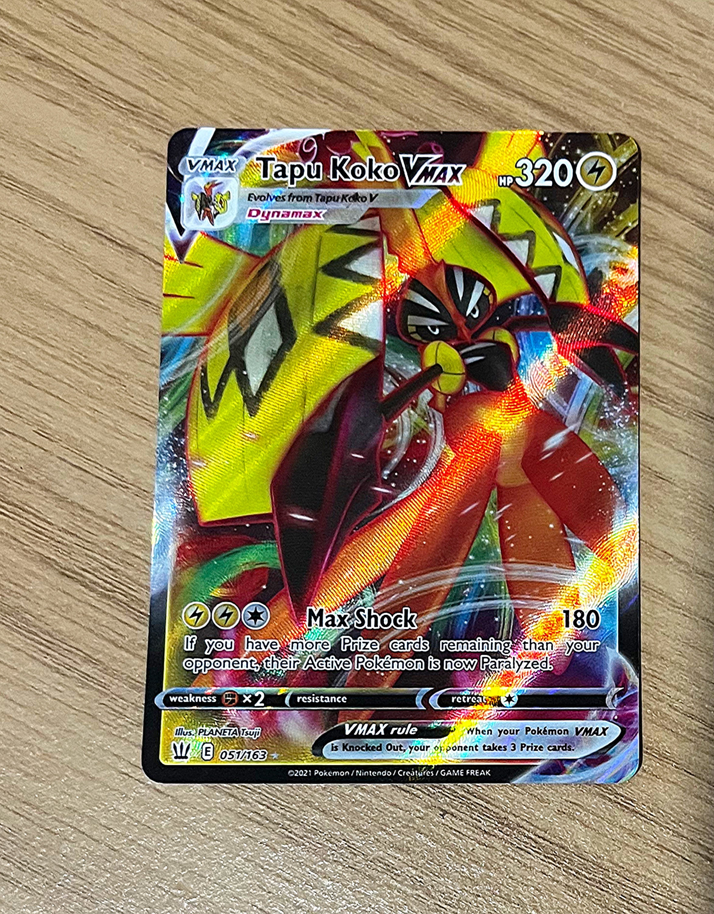 Tapu Koko V Card