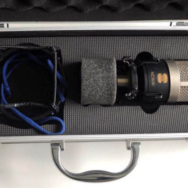 SE Condenser Audio Microphone with Cradle and Original Case, Original Issue