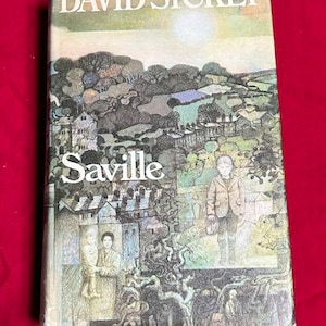 Saville, door David Storey, uitgegeven door Jonathan Cape Ltd, 1976, eerste editie, met stofomslag