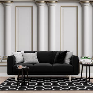 Ancient Greek Columns Wallpaper Mural: 3D Effect Roman Decor