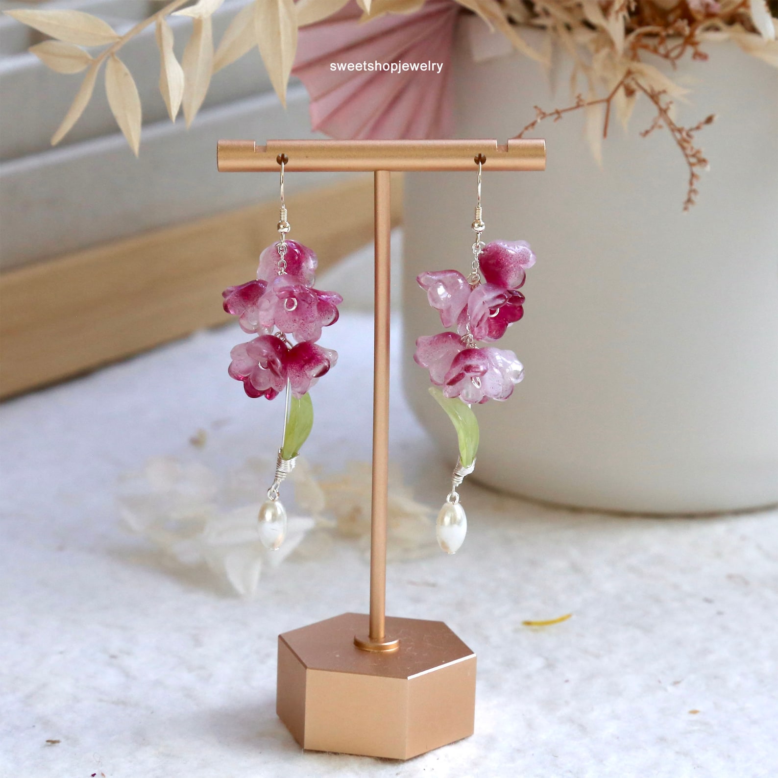 Hyacinth earrings Clearance