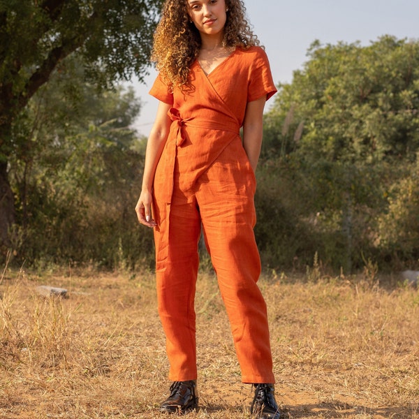 Orange Jumpsuit - Etsy
