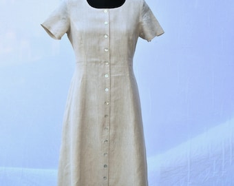 mexican linen dress Yellow Mexican Blanket Maxi Dress – Vintage Couture main image 1